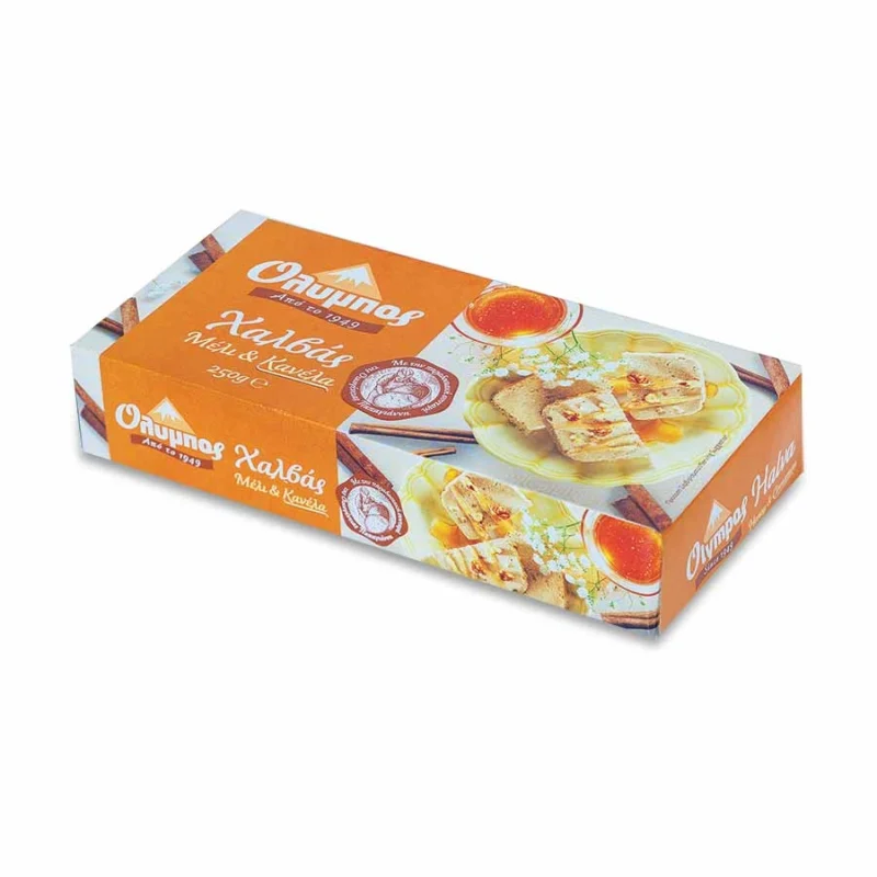 Халва Олимпос с мед и канела 250гр.