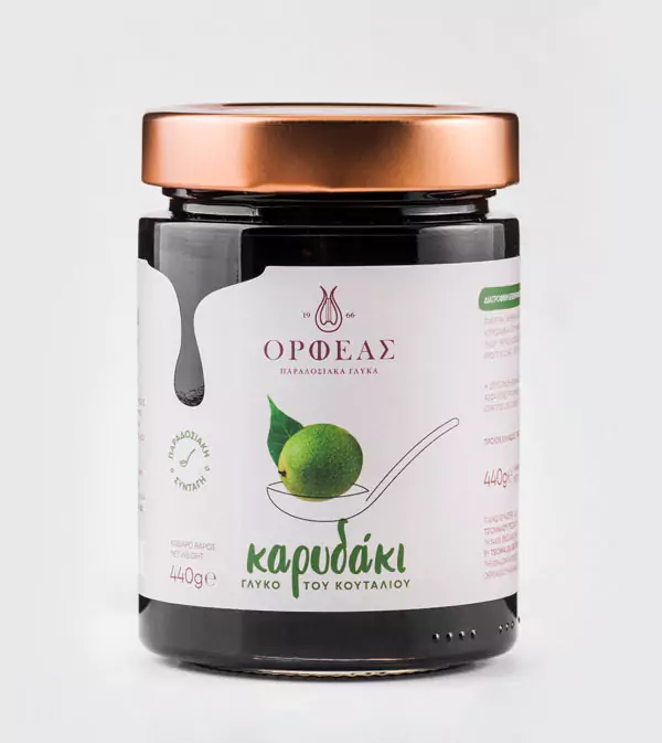 Сладко от зелени орехчета, 440гр.