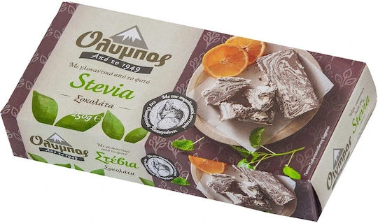 Халва Олимпос с черен шоколад и стевия 250гр.
