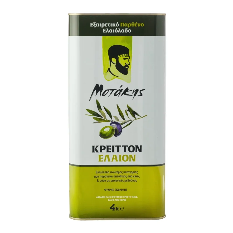 Екстра върджин зехтин Ηлиос Критон в метална кутия 4л.